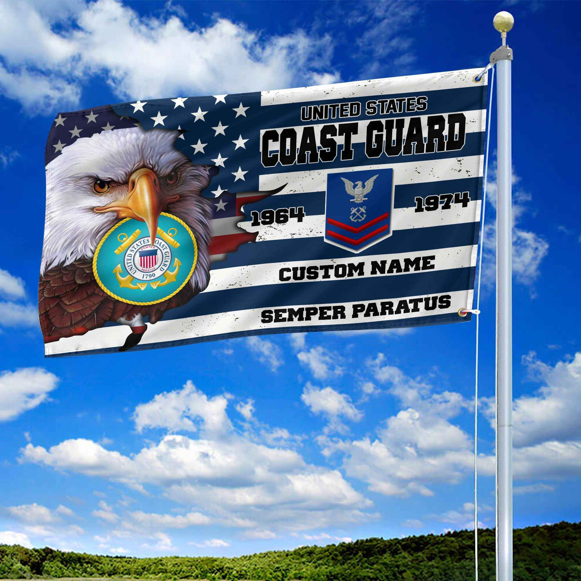 Premium Custom USCG Grommet Flag VPVC108705, Gifts For Coast Guard Veteran, Best Gifts On Father’s Day, Armed Forces Day, Independence Day, Veterans Day. Premium Custom USCG Grommet Flag VPVC108705, Gifts For Coast Guard Veteran, Best Gifts On Father’s Day, Armed Forces Day, Independence Day, Veterans Day.