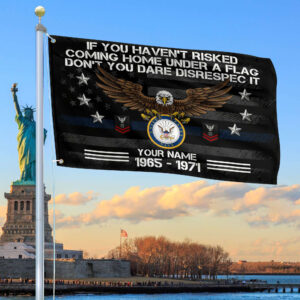 Premium Custom US Navy Grommet Flag, Gift For Navy Veteran VPVC104902, Gifts For Dad, For Husband, Best Gifts On Father’s Day, Independence Day, Veterans Day.