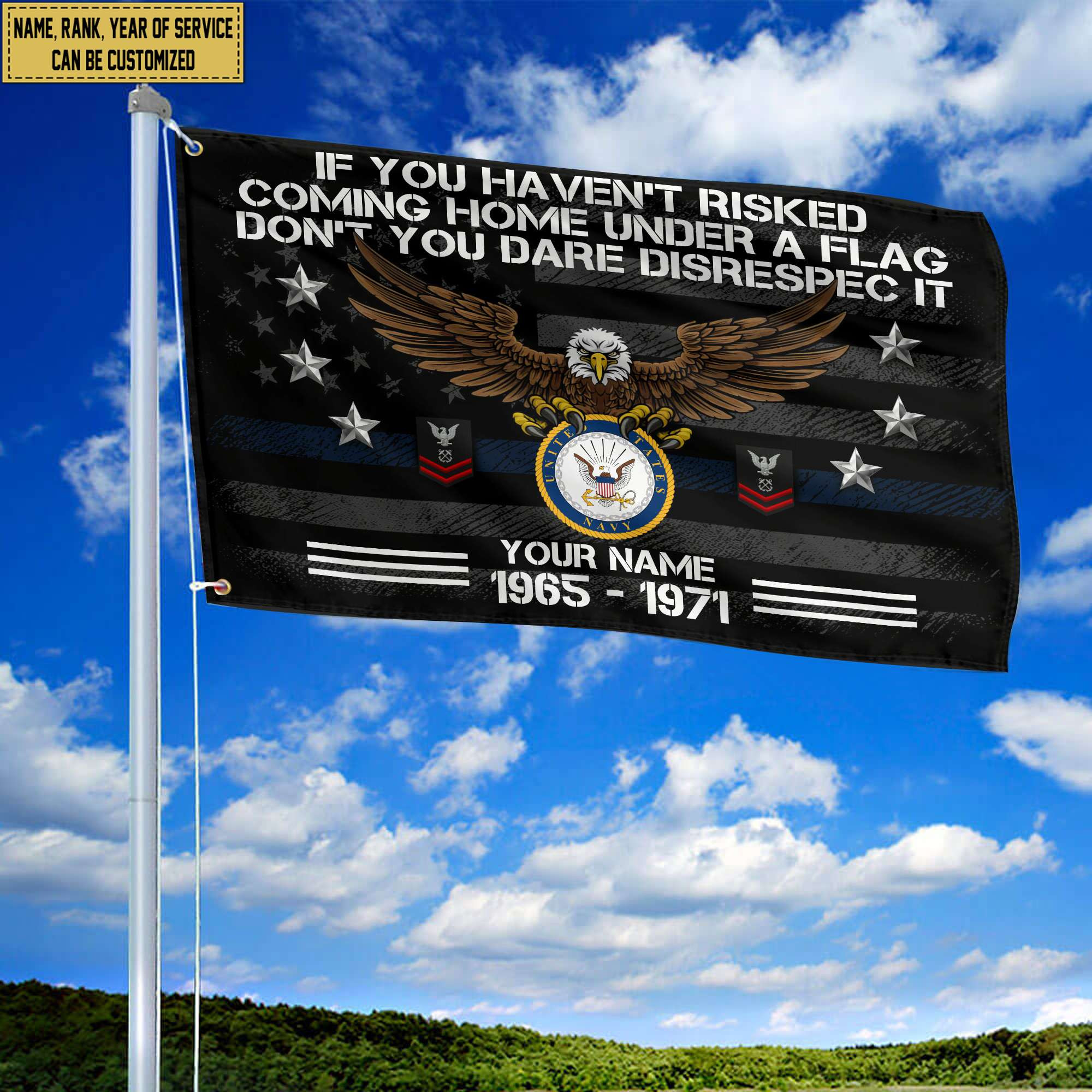 Premium Custom US Navy Grommet Flag, Gift For Navy Veteran VPVC104902, Gifts For Dad, For Husband, Best Gifts On Father’s Day, Independence Day, Veterans Day. Premium Custom US Navy Grommet Flag, Gift For Navy Veteran VPVC104902, Gifts For Dad, For Husband, Best Gifts On Father’s Day, Independence Day, Veterans Day.