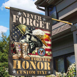 Premium Custom US Veteran Flag VPVC110707, Gift For US Veteran, American Flag, Patriotic Flag, Garden Flag, House Flag