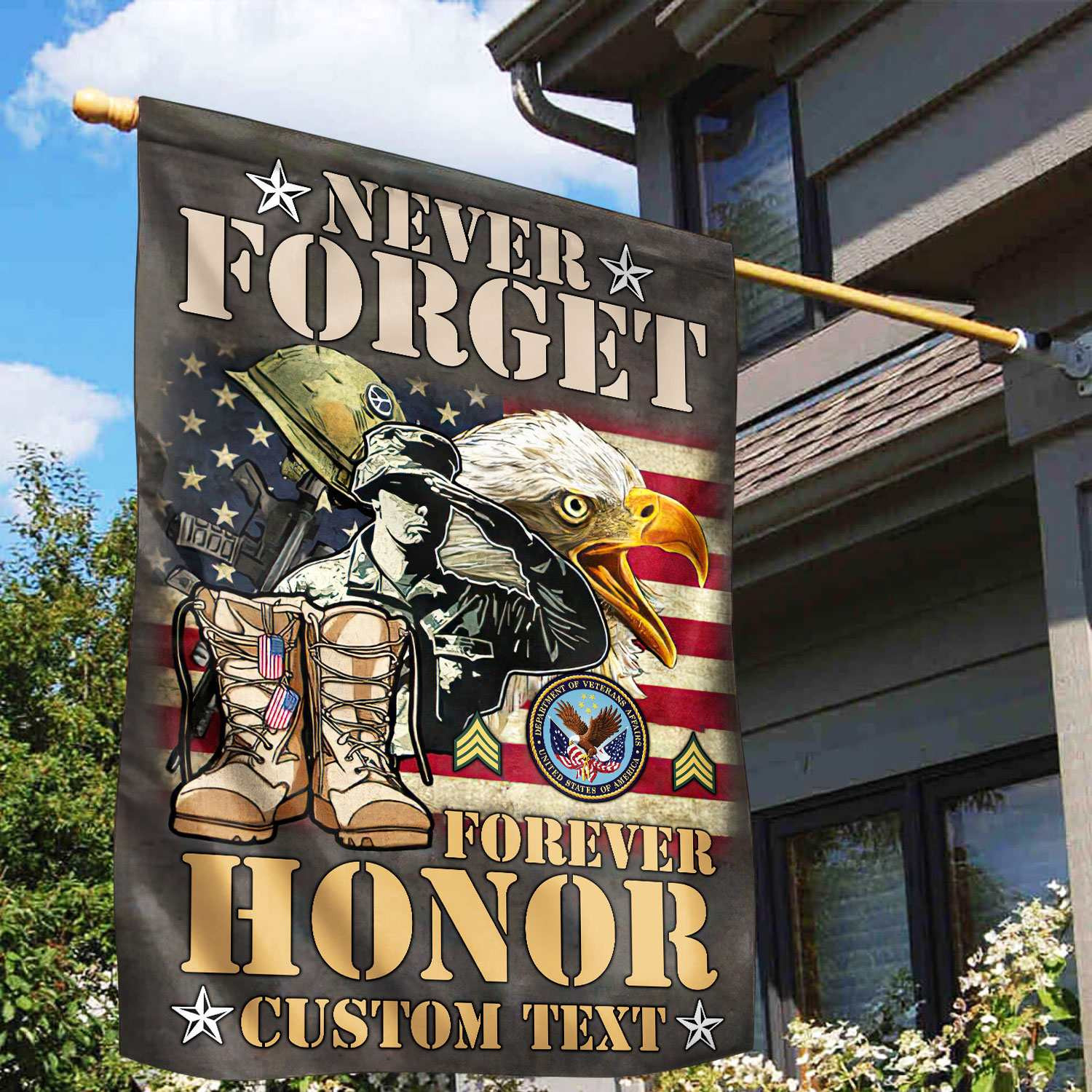 Premium Custom US Veteran Flag VPVC110707, Gift For US Veteran, American Flag, Patriotic Flag, Garden Flag, House Flag Premium Custom US Veteran Flag VPVC110707, Gift For US Veteran, American Flag, Patriotic Flag, Garden Flag, House Flag