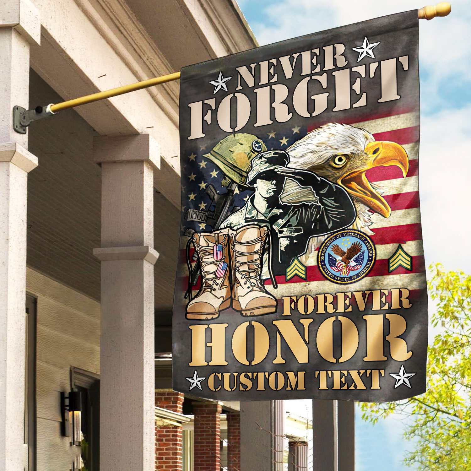 Premium Custom US Veteran Flag VPVC110707, Gift For US Veteran, American Flag, Patriotic Flag, Garden Flag, House Flag Premium Custom US Veteran Flag VPVC110707, Gift For US Veteran, American Flag, Patriotic Flag, Garden Flag, House Flag