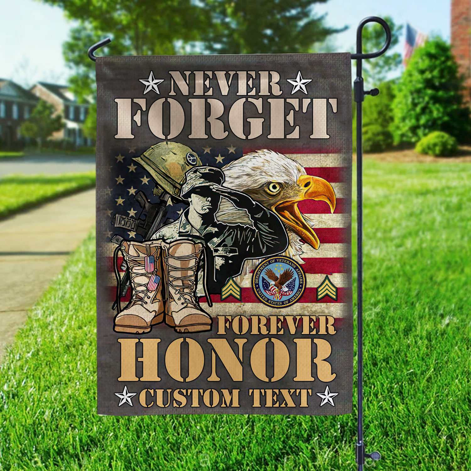 Premium Custom US Veteran Flag VPVC110707, Gift For US Veteran, American Flag, Patriotic Flag, Garden Flag, House Flag Premium Custom US Veteran Flag VPVC110707, Gift For US Veteran, American Flag, Patriotic Flag, Garden Flag, House Flag