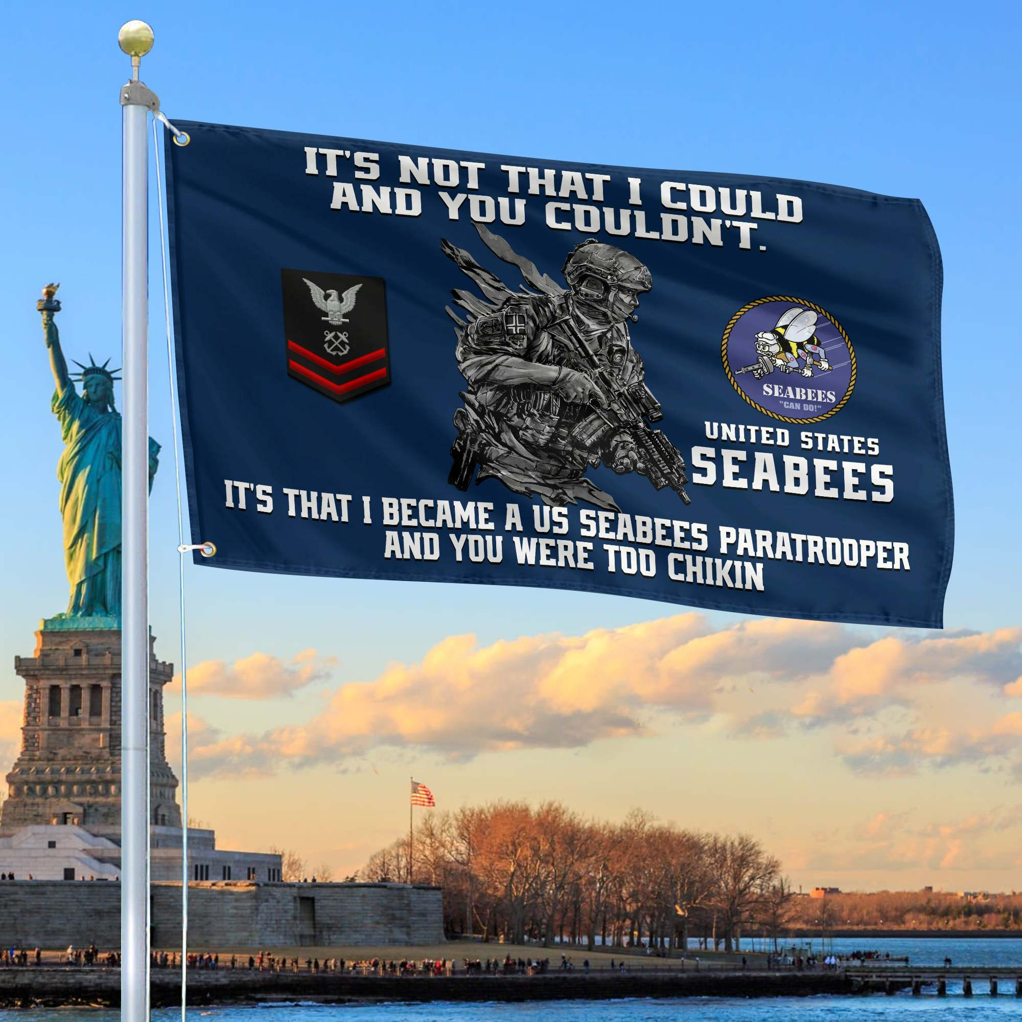 Unique Custom US Seabees Grommet Flag, Gift For Seabees Veteran VPVC104709, Gifts For Dad, For Husband, Best Gifts On Father’s Day, Independence Day, Veterans Day. Unique Custom US Seabees Grommet Flag, Gift For Seabees Veteran VPVC104709, Gifts For Dad, For Husband, Best Gifts On Father’s Day, Independence Day, Veterans Day.