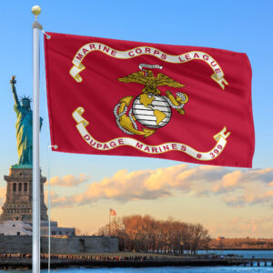 Premium USMC Grommet Flag CPVC071110, Gifts For Marine Veteran, Best Gifts On Father’s Day, Veterans Day.