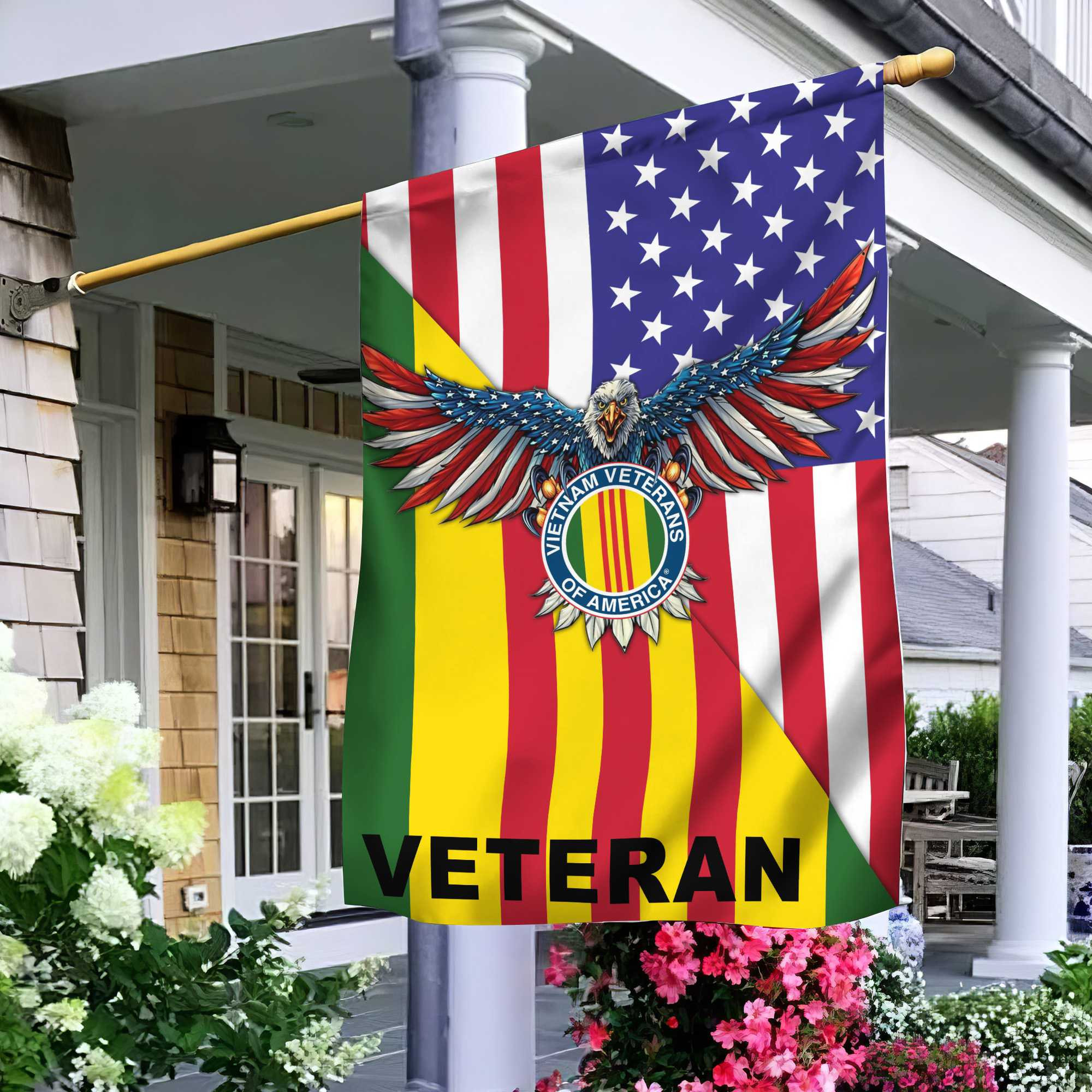 Vietnam Veteran Garden Flag – House Flag VPVC100206 Vietnam Veteran Garden Flag – House Flag VPVC100206