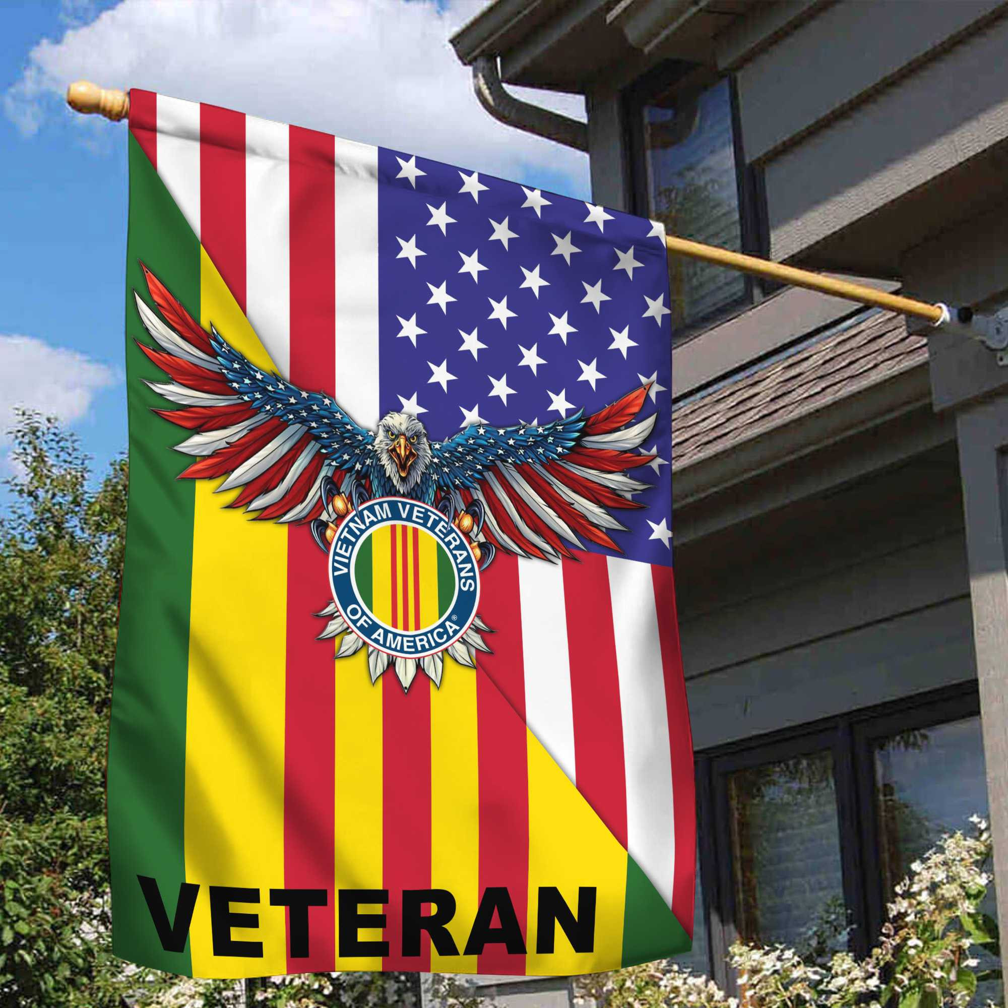 Vietnam Veteran Garden Flag – House Flag VPVC100206 Vietnam Veteran Garden Flag – House Flag VPVC100206