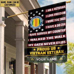 Vietnam Veteran Flag VPVC112006, Custom Name, Rank, Gift For Vietnam Veteran, American Flag, Patriotic Flag, Garden Flag, House Flag 1 1743149531551.jpg