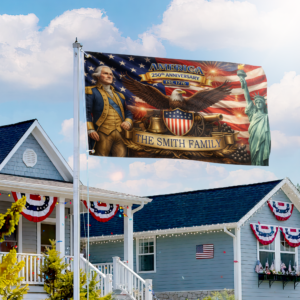 Premium Custom America 250th Anniversary Grommet Flag VPVC120155, America 250th Flag, America 250th Birthday, Best Gifts On Independence Day, Veterans Day. 2 1775368317529.png