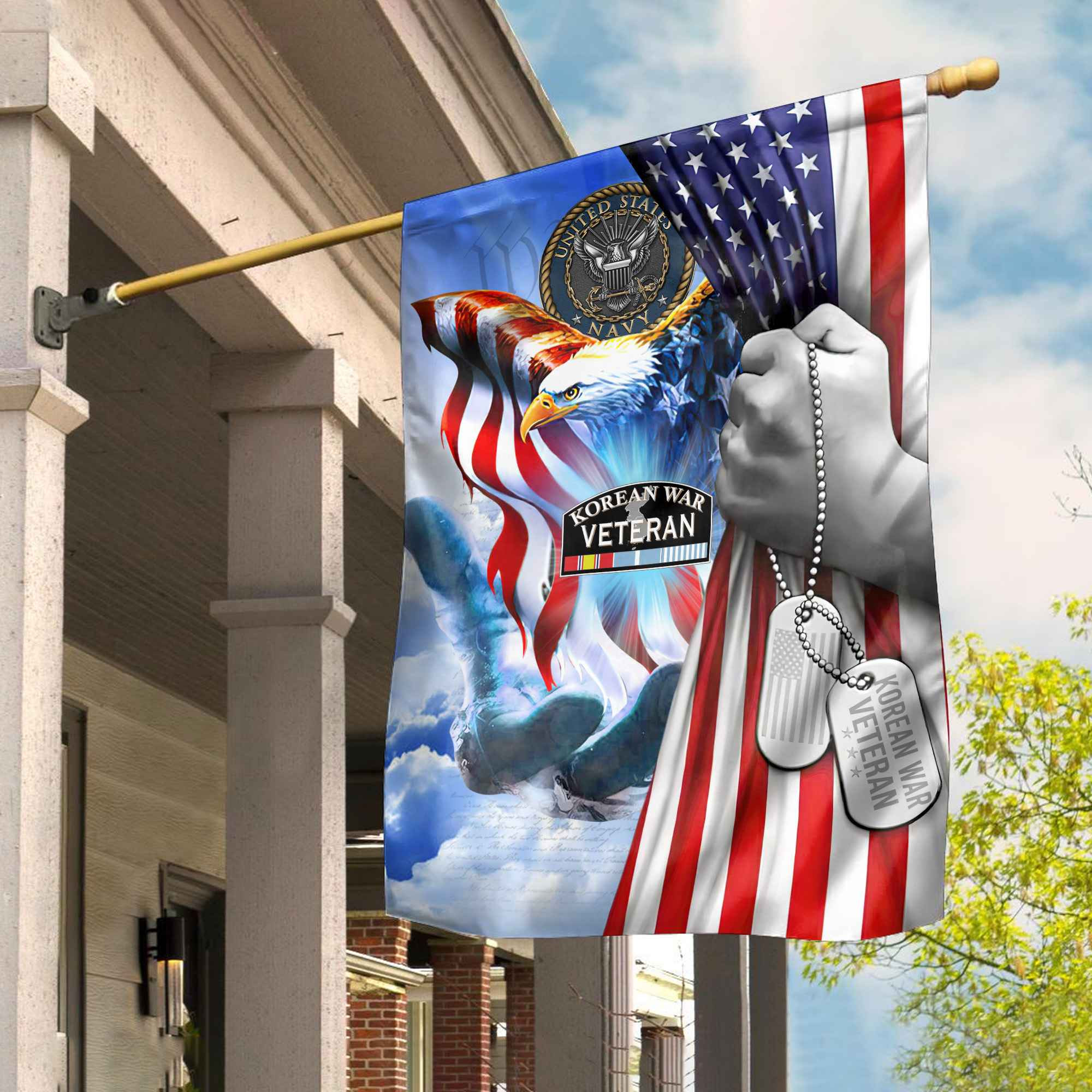 Premium Korean War Veteran Flag APVC241011 Premium Korean War Veteran Flag APVC241011