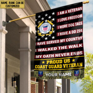 USCG Veteran Flag VPVC112005, Custom Name, Rank, Gift For Coast Guard Veteran, American Flag, Patriotic Flag, Garden Flag, House Flag 1 1743149424212.jpg