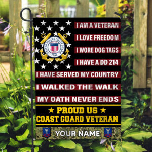 USCG Veteran Flag VPVC112005, Custom Name, Rank, Gift For Coast Guard Veteran, American Flag, Patriotic Flag, Garden Flag, House Flag 2 1743149432350.jpg