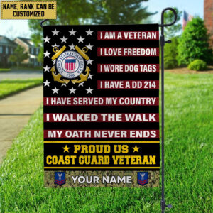 USCG Veteran Flag VPVC112005, Custom Name, Rank, Gift For Coast Guard Veteran, American Flag, Patriotic Flag, Garden Flag, House Flag 3 1743149424201.jpg