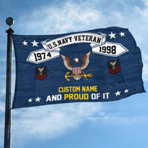 Unique Custom Name, Rank, Year US Navy Grommet Flag VPVC107002, Gifts For Navy Veteran, Gifts For Dad, For Husband, Best Gifts On Father's Day, Independence Day, Veterans Day. 2 1741937488639.jpg