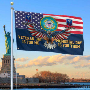 USCG Custom Grommet Flag VPVC106805, Gifts For Coast Guard Veteran, Best Gifts On Father’s Day, Armed Forces Day, Independence Day, Veterans Day.