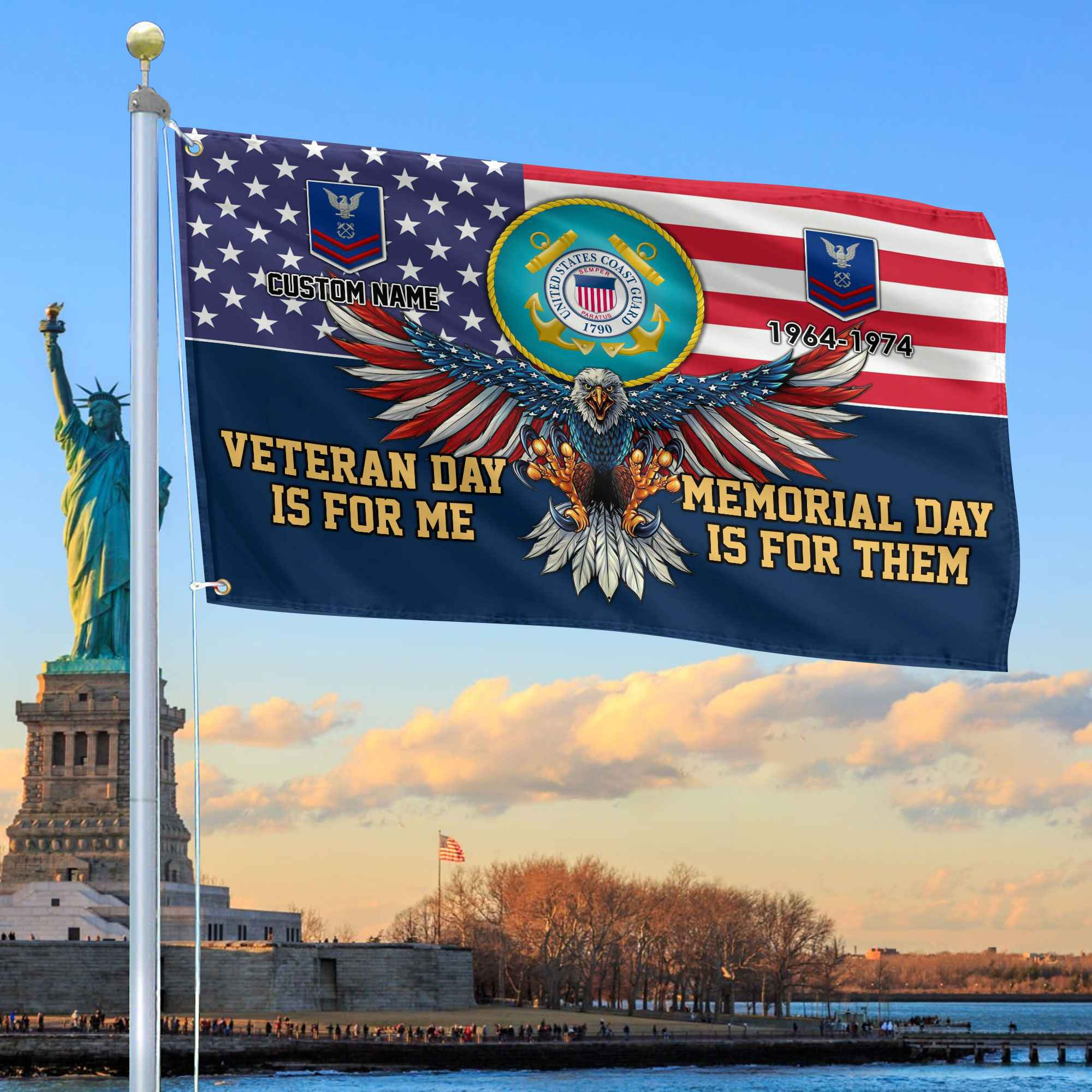 USCG Custom Grommet Flag VPVC106805, Gifts For Coast Guard Veteran, Best Gifts On Father’s Day, Armed Forces Day, Independence Day, Veterans Day. USCG Custom Grommet Flag VPVC106805, Gifts For Coast Guard Veteran, Best Gifts On Father’s Day, Armed Forces Day, Independence Day, Veterans Day.