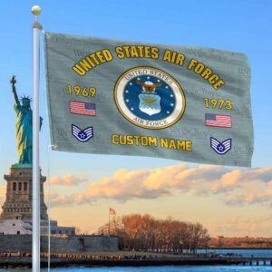 Premium Custom USAF Grommet Flag VPVC108604, Gifts For Air Force Veteran, Best Gifts On Father’s Day, Armed Forces Day, Independence Day, Veterans Day.