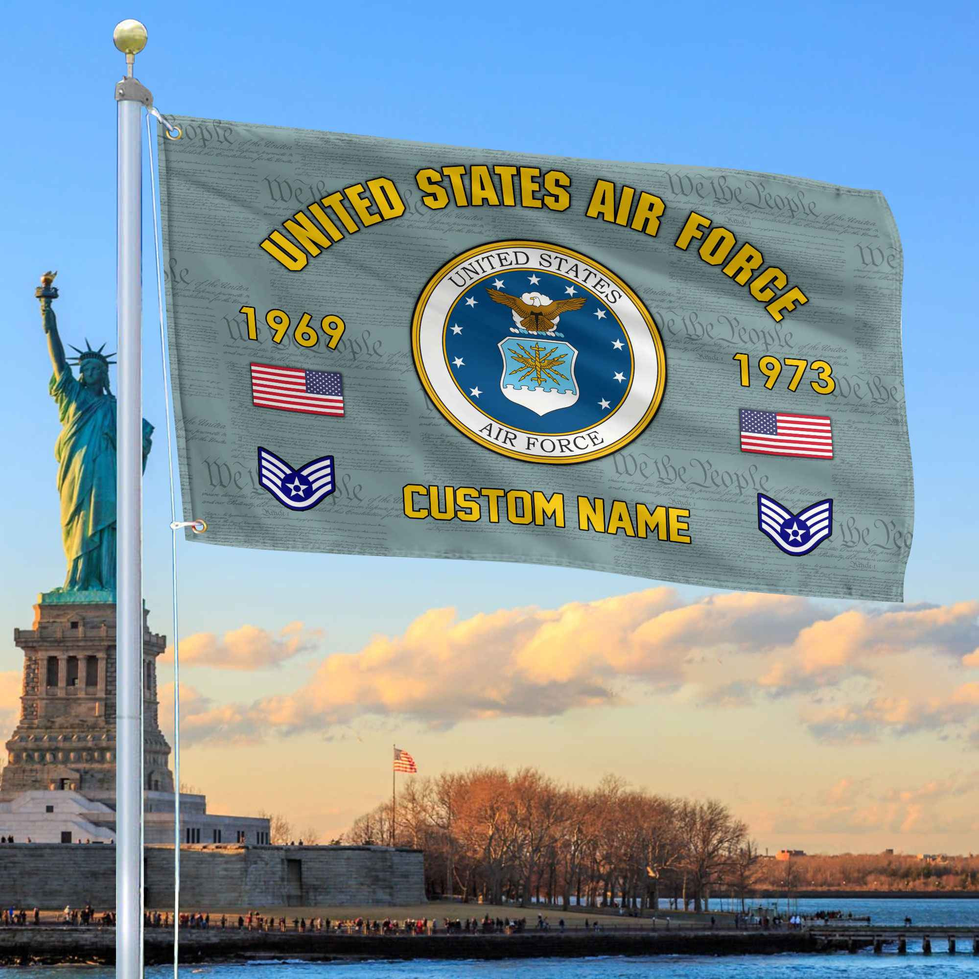 Premium Custom USAF Grommet Flag VPVC108604, Gifts For Air Force Veteran, Best Gifts On Father’s Day, Armed Forces Day, Independence Day, Veterans Day. Premium Custom USAF Grommet Flag VPVC108604, Gifts For Air Force Veteran, Best Gifts On Father’s Day, Armed Forces Day, Independence Day, Veterans Day.