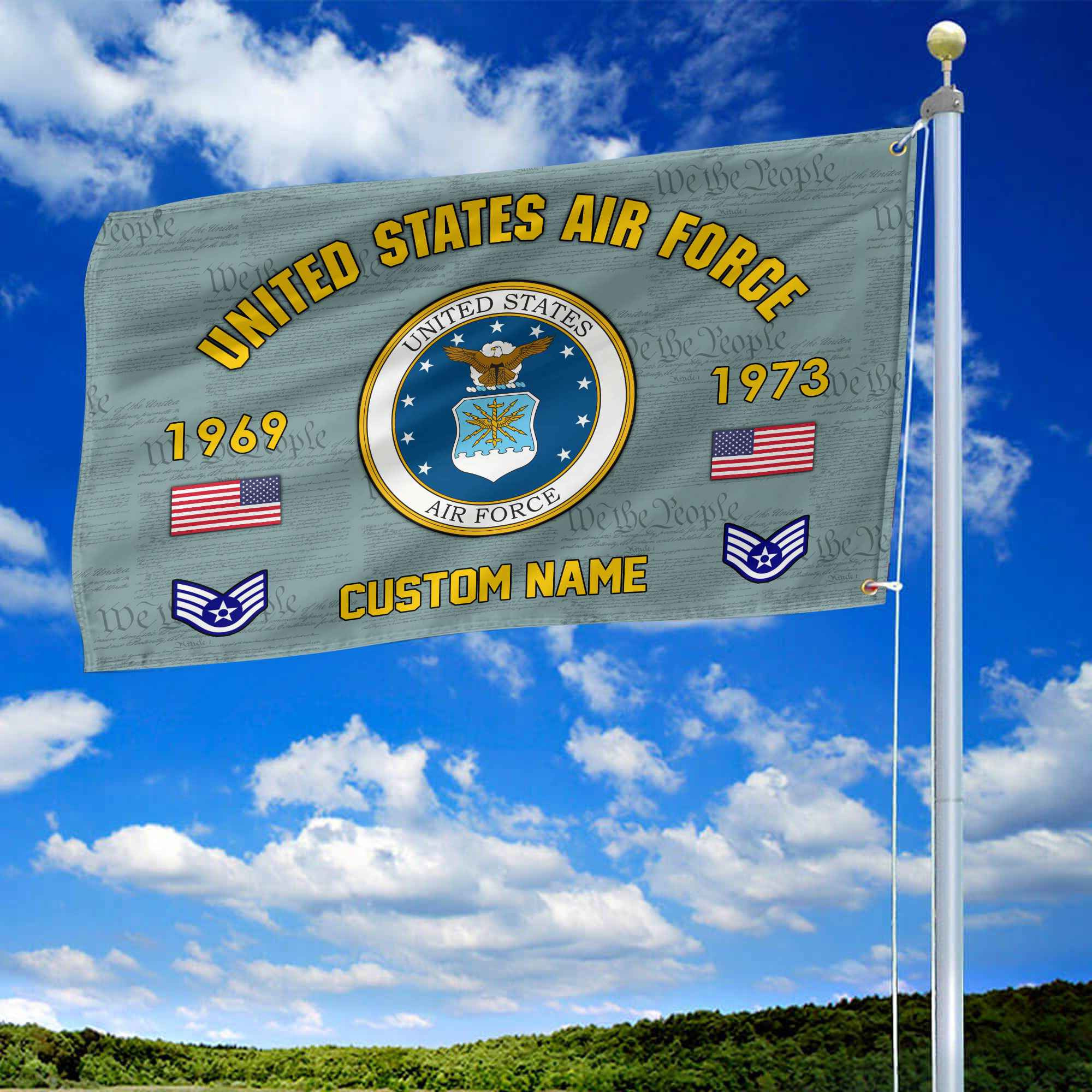 Premium Custom USAF Grommet Flag VPVC108604, Gifts For Air Force Veteran, Best Gifts On Father’s Day, Armed Forces Day, Independence Day, Veterans Day. Premium Custom USAF Grommet Flag VPVC108604, Gifts For Air Force Veteran, Best Gifts On Father’s Day, Armed Forces Day, Independence Day, Veterans Day.