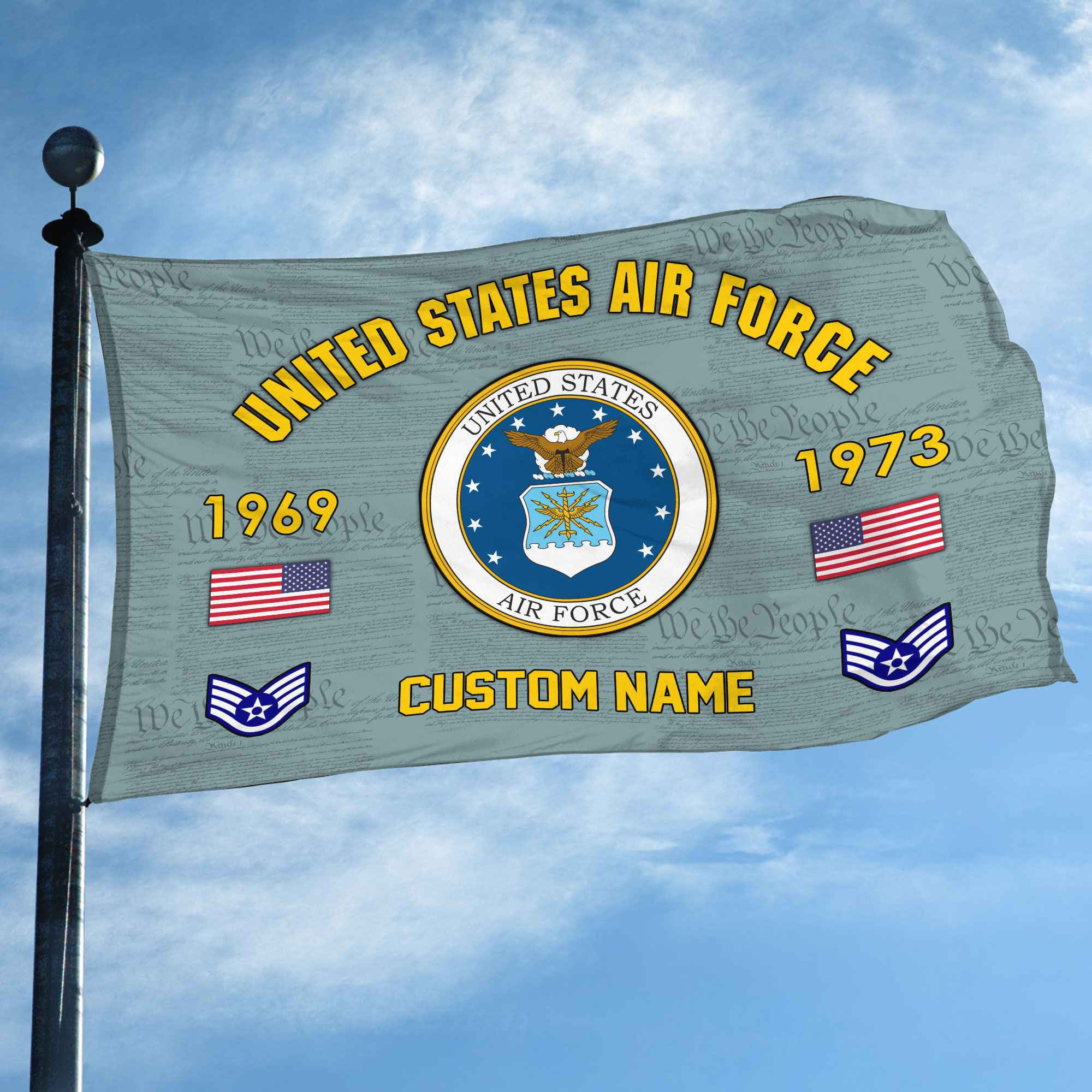 Premium Custom USAF Grommet Flag VPVC108604, Gifts For Air Force Veteran, Best Gifts On Father’s Day, Armed Forces Day, Independence Day, Veterans Day. Premium Custom USAF Grommet Flag VPVC108604, Gifts For Air Force Veteran, Best Gifts On Father’s Day, Armed Forces Day, Independence Day, Veterans Day.
