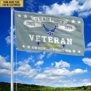 Premium Personalized USAF Veteran Grommet Flag, Gift For Air Force Veteran, Gift For Veterans Day, Memorial Day, Father's Day VPVC104304 1 1717043292252.jpg