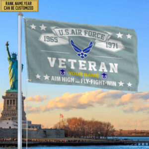 Premium Personalized USAF Veteran Grommet Flag, Gift For Air Force Veteran, Gift For Veterans Day, Memorial Day, Father's Day VPVC104304 2 1717043292263.jpg