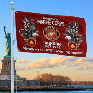 Premium Custom USMC Grommet Flag VPVC108403, Gifts For Marine Veteran, Gifts For Dad, For Husband, Best Gifts On Father’s Day, Armed Forces Day, Independence Day, Veterans Day.