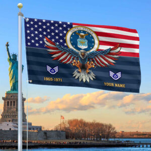 Premium Custom USAF Grommet Flag VPVC109012, Gifts For Air Force Veteran, Gifts For Dad, For Husband, Best Gifts On Father’s Day, Armed Forces Day, Independence Day, Veterans Day.