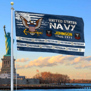 Premium Custom US Navy Grommet Flag VPVC109202, Gifts For Navy Veteran, Best Gifts On Father’s Day, Armed Forces Day, Independence Day, Veterans Day.