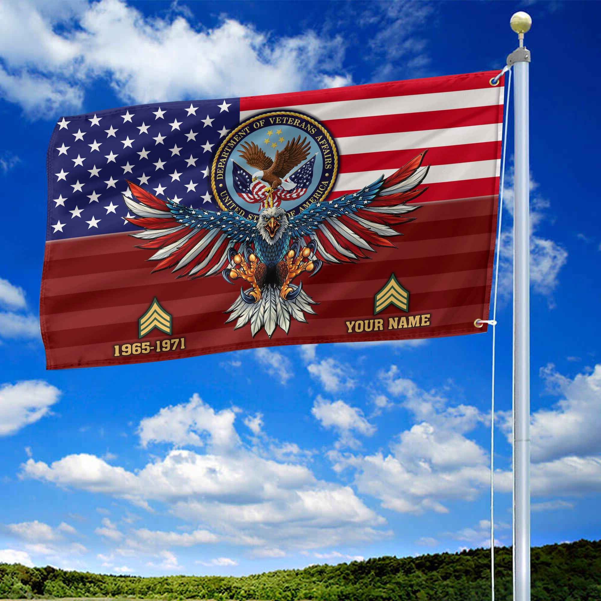 Premium Custom US Veteran Grommet Flag VPVC109007, Gifts For US Veteran, Gifts For Dad, For Husband, Best Gifts On Father’s Day, Armed Forces Day, Independence Day, Veterans Day. Premium Custom US Veteran Grommet Flag VPVC109007, Gifts For US Veteran, Gifts For Dad, For Husband, Best Gifts On Father’s Day, Armed Forces Day, Independence Day, Veterans Day.