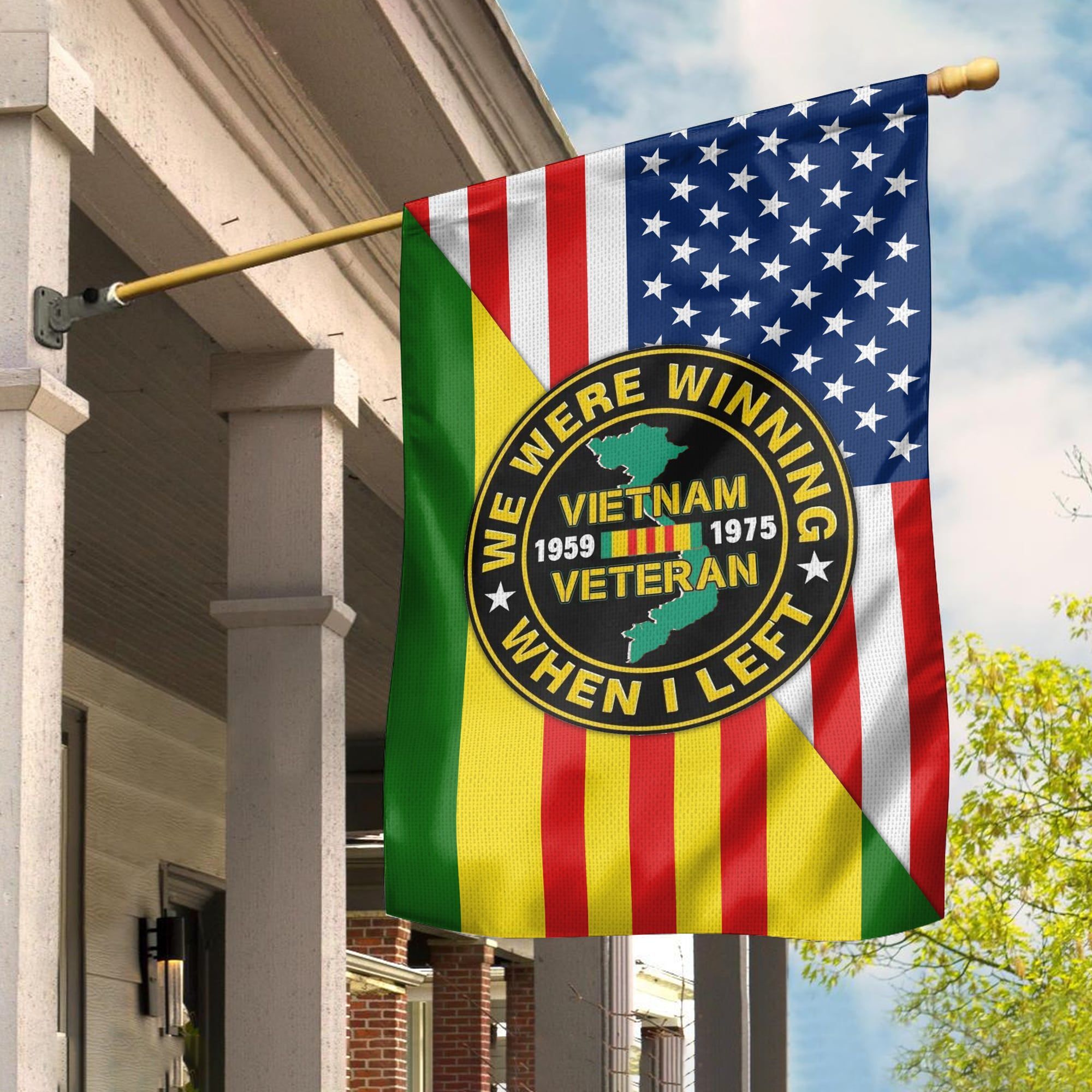 Premium VietNam Veteran House Flag PVC141001 Premium VietNam Veteran House Flag PVC141001