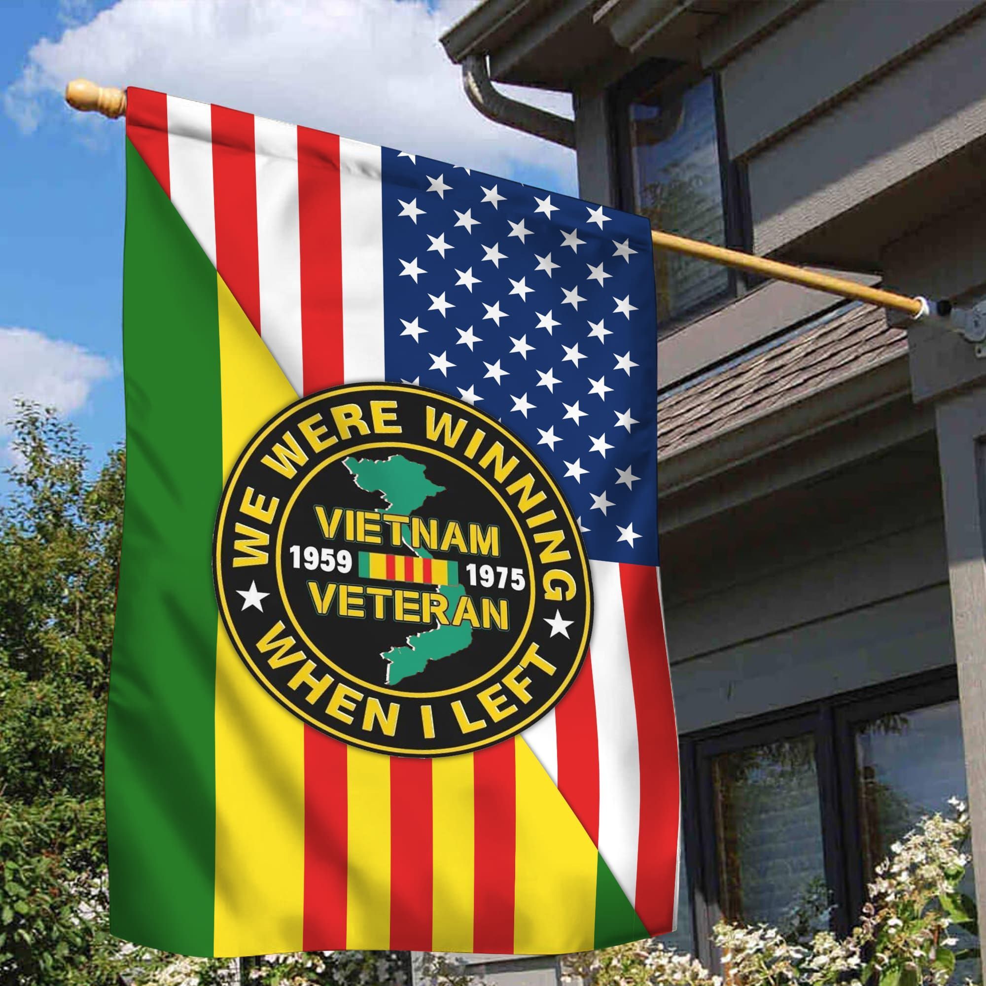 Premium VietNam Veteran House Flag PVC141001 Premium VietNam Veteran House Flag PVC141001