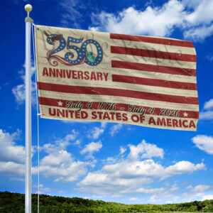 Premium America 250th Anniversary Grommet Flag VPVC120069, America 250th Flag, America 250th Birthday, Best Gifts On Independence Day, Veterans Day. 1 1769402010509.jpg