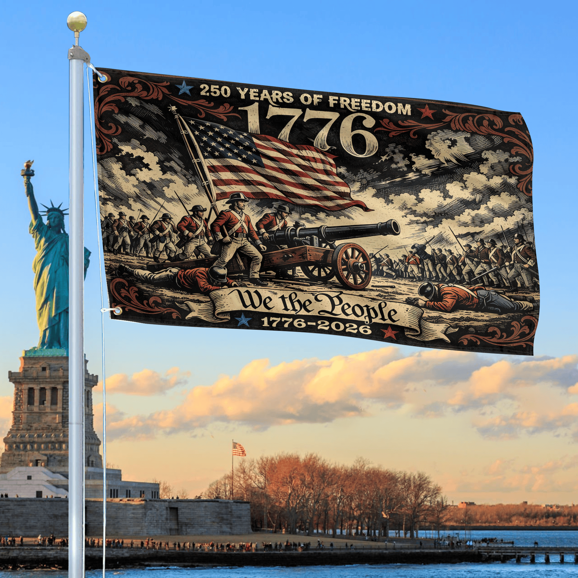 Premium America 250th Anniversary Grommet Flag VPVC120114, America 250th Flag, America 250th Birthday, Best Gifts On Independence Day, Veterans Day. Premium America 250th Anniversary Grommet Flag VPVC120114, America 250th Flag, America 250th Birthday, Best Gifts On Independence Day, Veterans Day.