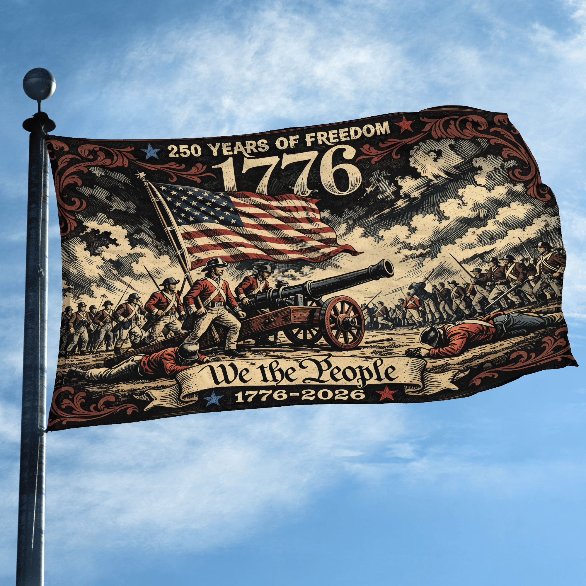 Premium America 250th Anniversary Grommet Flag VPVC120114, America 250th Flag, America 250th Birthday, Best Gifts On Independence Day, Veterans Day. Premium America 250th Anniversary Grommet Flag VPVC120114, America 250th Flag, America 250th Birthday, Best Gifts On Independence Day, Veterans Day.