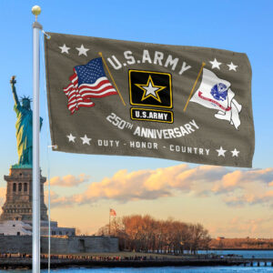 Premium 250th Anniversary Of The Army Grommet Flag VPVC120049, Gifts For Army Veteran, Best Gifts On Father’s Day, Veterans Day.