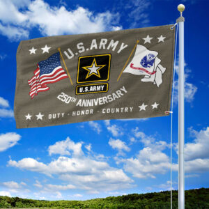 Premium 250th Anniversary Of The Army Grommet Flag VPVC120049, Gifts For Army Veteran, Best Gifts On Father's Day, Veterans Day. 1 1753501733473.jpg