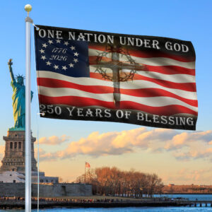 Premium America 250th Anniversary Grommet Flag VPVC120072, America 250th Flag, America 250th Birthday, Best Gifts On Independence Day, Veterans Day.
