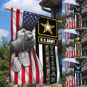 Unique Multi-services American Veteran Flag TVN181001