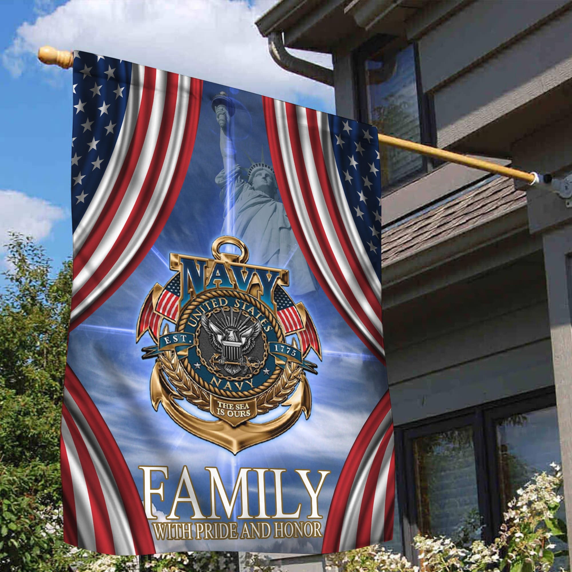 Premium Multiple US Military Services Veteran Flag PVC271201 Premium Multiple US Military Services Veteran Flag PVC271201