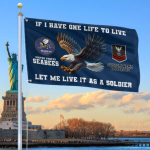 Unique Custom US Seabees Grommet Flag VPVC108209, Gift For Seabees Veteran, Gifts For Dad, For Husband, Best Gifts On Father’s Day, Independence Day, Veterans Day.