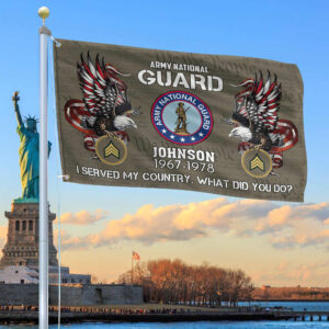Premium Custom US Army National Guard Grommet Flag VPVC108408, Gifts For Army National Guard Veteran, Gifts For Dad, For Husband, Best Gifts On Father’s Day, Armed Forces Day, Independence Day, Veterans Day.