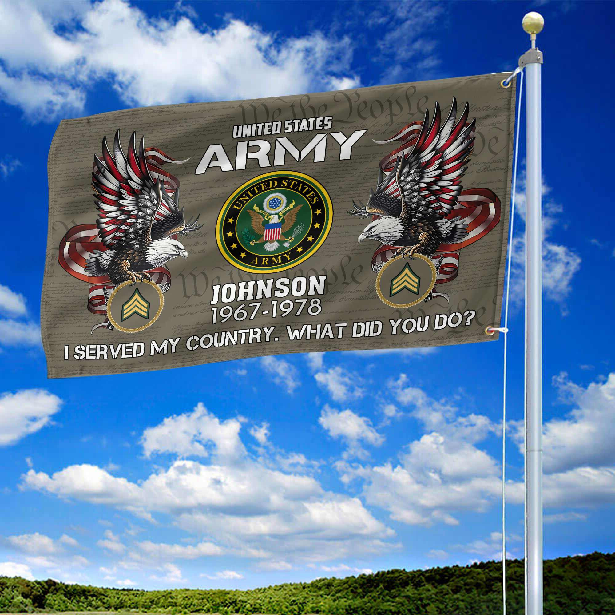 Premium Custom US Army Grommet Flag VPVC108410, Gifts For Army Veteran, Gifts For Dad, For Husband, Best Gifts On Father’s Day, Armed Forces Day, Independence Day, Veterans Day. Premium Custom US Army Grommet Flag VPVC108410, Gifts For Army Veteran, Gifts For Dad, For Husband, Best Gifts On Father’s Day, Armed Forces Day, Independence Day, Veterans Day.
