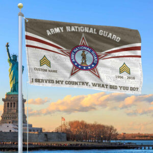 Premium Custom US Army National Guard Grommet Flag VPVC105808, Gifts For Army National Guard Veteran, Best Gifts On Father’s Day, Armed Forces Day, Independence Day, Veterans Day.