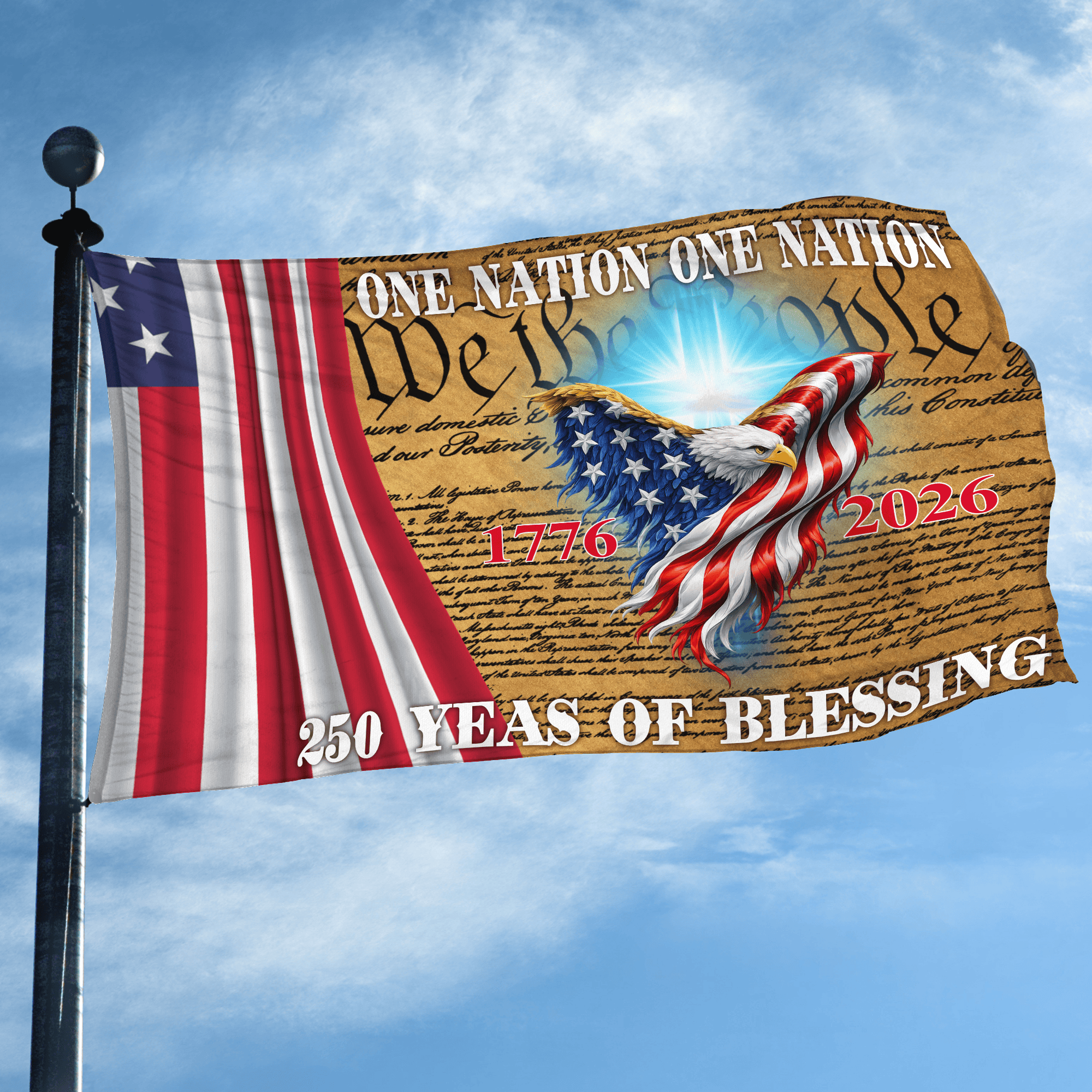 Premium America 250th Anniversary Grommet Flag VPVC120132, America 250th Flag, America 250th Birthday, Best Gifts On Independence Day, Veterans Day. Premium America 250th Anniversary Grommet Flag VPVC120132, America 250th Flag, America 250th Birthday, Best Gifts On Independence Day, Veterans Day.
