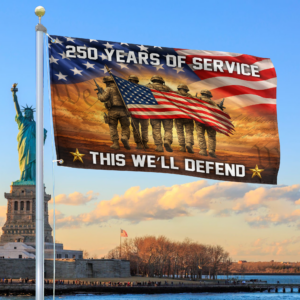 Premium America 250th Anniversary Grommet Flag VPVC120124, America 250th Flag, America 250th Birthday, Best Gifts On Independence Day, Veterans Day.