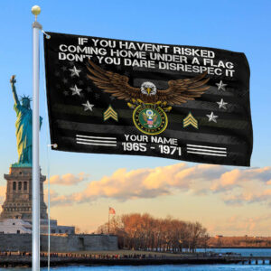 Premium Custom US Army Grommet Flag, Gift For Army Veteran VPVC104901, Gifts For Dad, For Husband, Best Gifts On Father’s Day, Independence Day, Veterans Day.