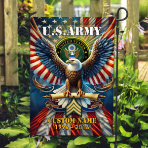 Premium Custom Name, Rank US Army Flag VPVC110301, Gift For Army Veteran, American Flag, Patriotic Flag, Garden Flag, House Flag, Best Gifts On Father's Day, Independence Day, Veterans Day. 3 1742973355135.jpg