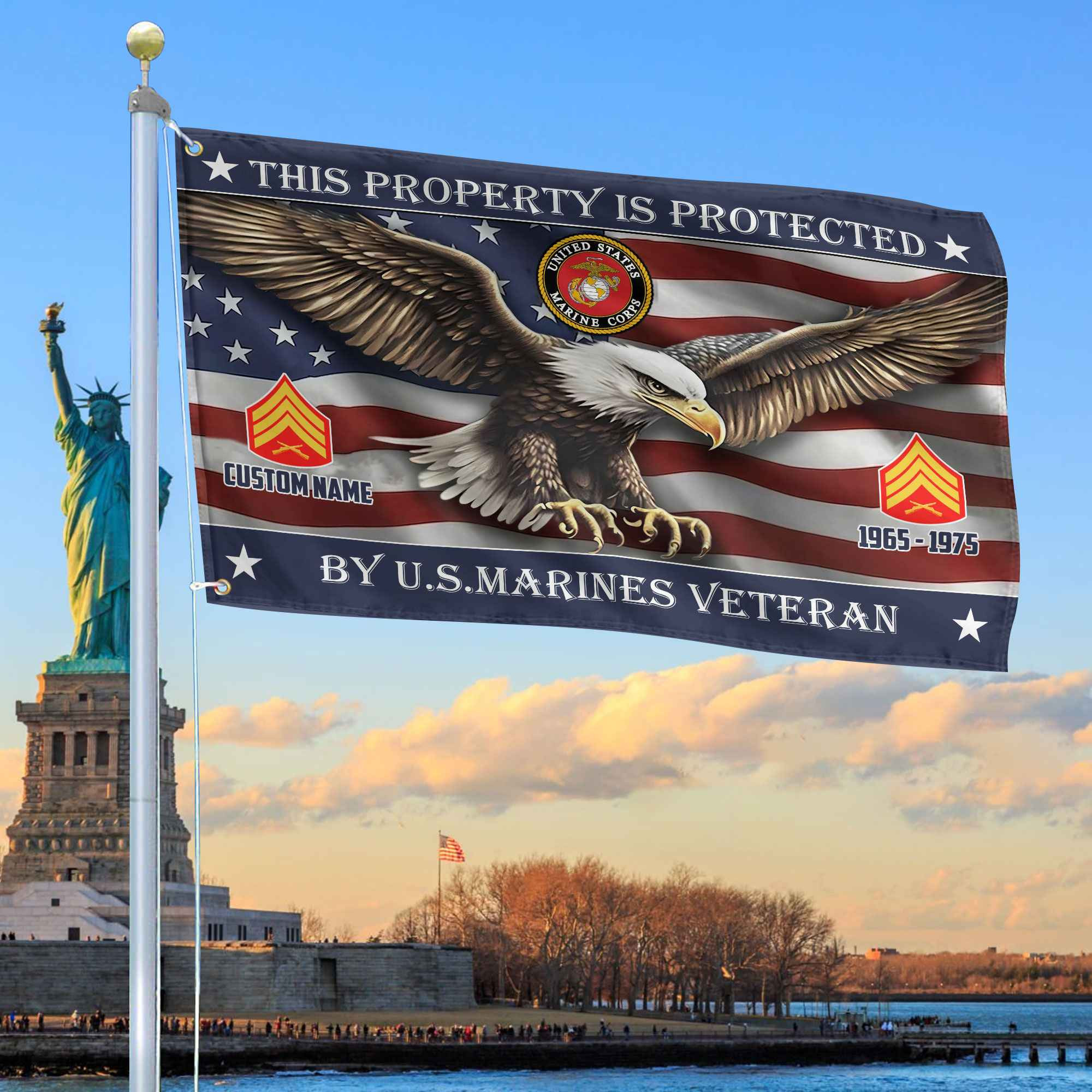 Unique Custom Name, Rank, Year, USMC Grommet Flag VPVC108503, Gifts For Marine Veteran, Gifts For Dad, For Husband, Best Gifts On Father’s Day, Independence Day, Veterans Day. Unique Custom Name, Rank, Year, USMC Grommet Flag VPVC108503, Gifts For Marine Veteran, Gifts For Dad, For Husband, Best Gifts On Father’s Day, Independence Day, Veterans Day.