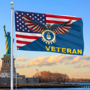 Premium USAF Grommet Flag Gift For Veterans Day, Father’s Day, Memorial Day VPVC100404